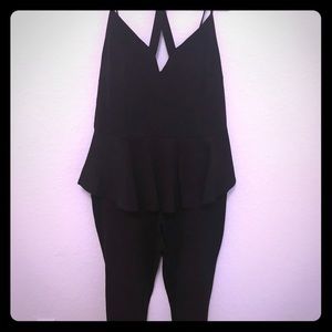 Long Jumpsuit- Black